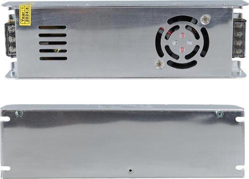 Ledx ALN-M1230S 12 Volt 30 Amper 360 Watt Fanlı Slim Metal Kasa Adaptör 225x65x38mm
