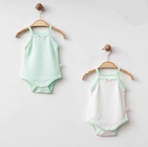 İP ASKILI İKİLİ BODY Mint Yeşili