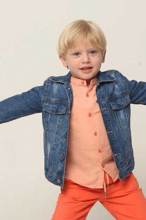 DENIM CEKET LACİVERT