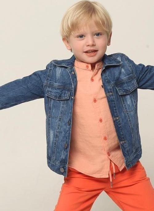 DENIM CEKET LACİVERT