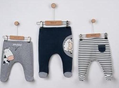 ÇİZGİLİ PATİKLİ ÜÇLÜ PANTOLON LACİVERT