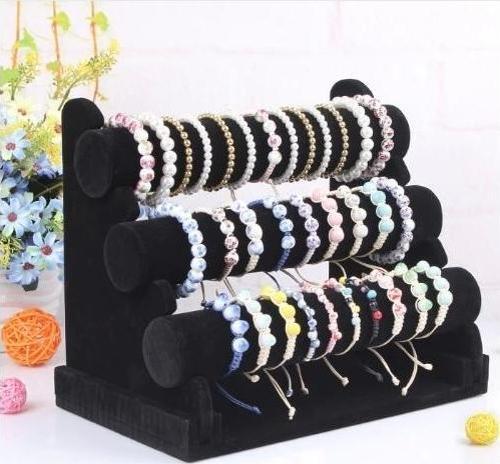 İthal Süet Kumaş Siyah Renk 30 /24 cm Çıkmalı Bileklik Saat Standi