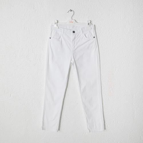 KLASİK GABARDİN PANTOLON BEYAZ