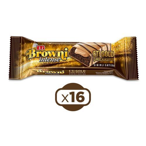 Browni Intense Gold Çikolata Krema Dolgulu Kek 48 Gr x 16 Adet