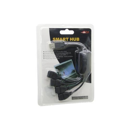 4 PORT USB HUB USB ÇOĞALTICI AKTARIM HIZI: 1.5/12/480Mbps / USB 2.0=YÜKSEK HIZ (5060)