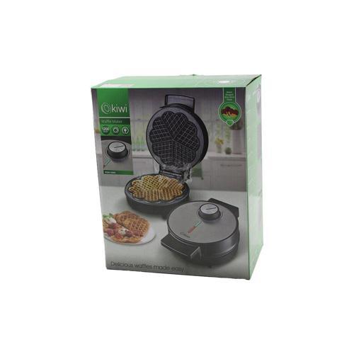 KİWİ KSM-2442 ELEKTRİKLİ WAFFLE MAKİNESİ 1200W ISI AYAR ANAHTARI - IŞIKLI ISI GÖSTERGE 5-DİLİM=KALPY APIŞMAZ PLAKA (5060)
