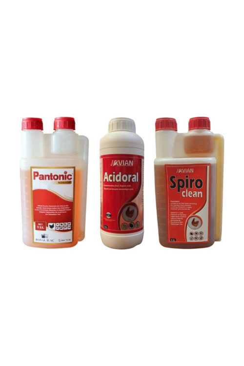 Pantonic - Spiro Clean - Acidoral 1 Lt 3 Lü Set