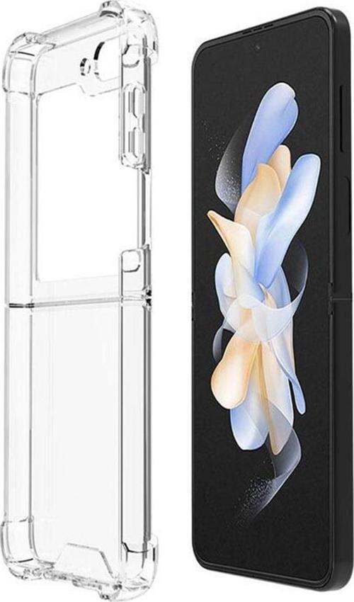 Galaxy Z Flip 5 ile Uyumlu Silikon Kılıf Z-Nitro Anti Shock Silikon Koruma Tam Uyum Anti-Şok Kapak