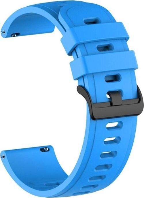 Galaxy Watch Active 2 Ile Uyumlu Kordon (40mm) Solid Color Spor Kayış Termoplastik Ent Kaliteli Mavi