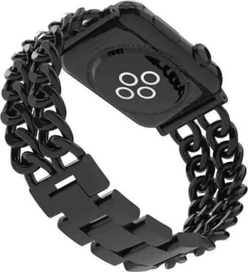 ???apple Watch 42mm Zincir Desenli Metal Kordon
