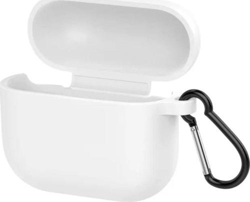 3  Kulaklık Koruyucu Mdl01 Anahtarlıklı Silikon Kapak Kılıf Beyaz