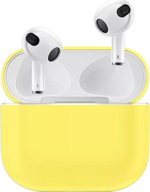 3 Kulaklık Koruyucu Mdl04 Ince Silikon Slim Kapak Kılıf Sarı