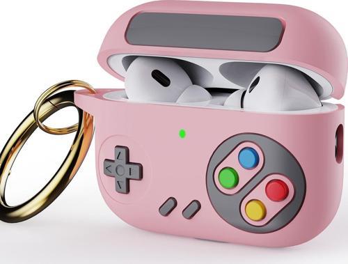 Airpods Pro 2 ile uyumlu Kulaklık Kılıfı Yumuşak Soft Dokunuş Retro Görünümlü Nint-endo