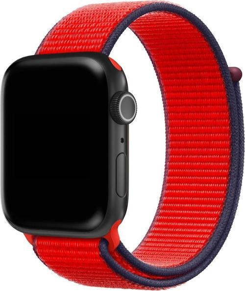 Apple Watch 42mm Uyumlu Kayış Spor Loop Kordon Carnelian