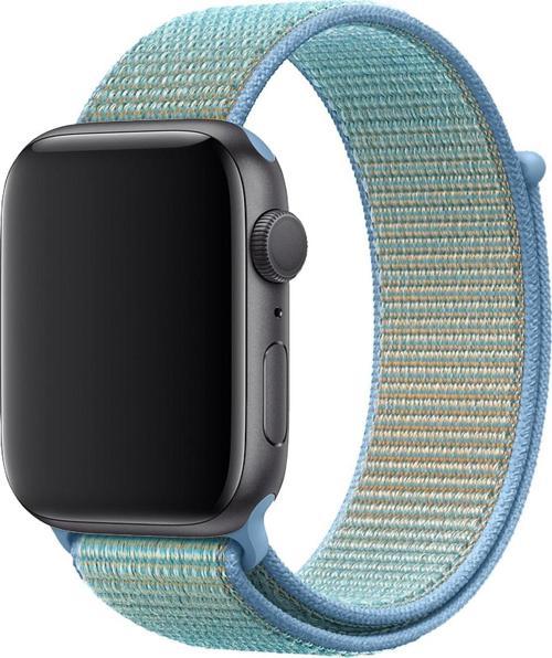 Apple Watch 42mm Uyumlu Kayış Spor Loop Kordon Mavi Kantaron
