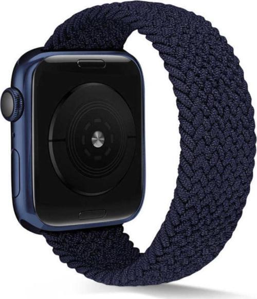 Apple Watch 38mm Knitting Braid Medium Kordon Lacivert