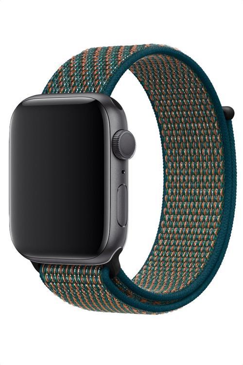 Apple Watch 38mm Uyumlu Kayış Spor Loop Kordon Hiper Yeşil