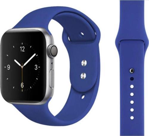 Apple Watch Için 42mm Saat Kayışı Ent Mavi Koyu Kaliteli Termoplastik
