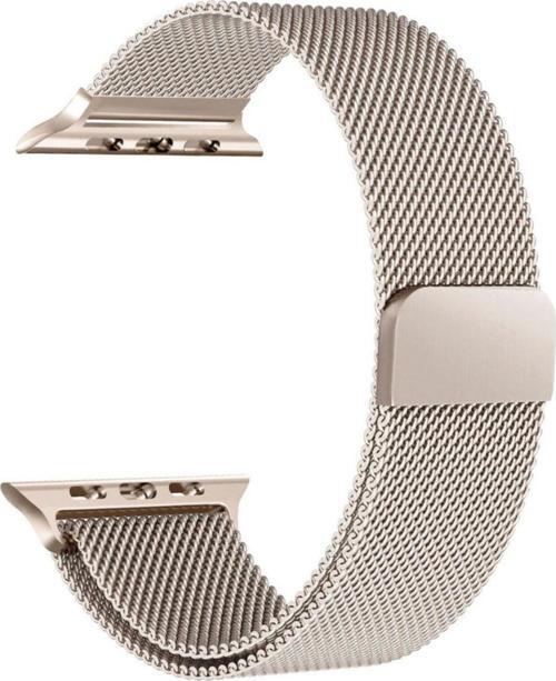 Apple Watch Için 44mm Mıknatıslı Metal Kayış Kordon Rose Gold