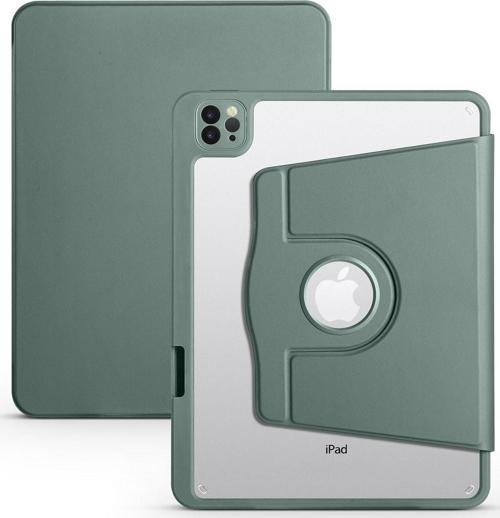 Apple Ipad Pro 11 2021 Ile Uyumlu (3.nesil) Kılıf Z- Termik Kalem Bölmeli Dönebilen Standlı Kılıf