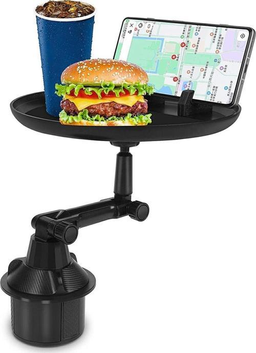 Araç Içi Telefon Tutucu 360 ° Döndürme Özellikli Tepsisi Ayarlanabilir 8,3 Inçlik Telefon Standı
