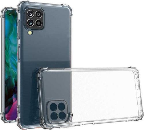 Galaxy M33 Ile Uyumlu Kılıf Kamera Korumalı Clear Anti-shock Sert Arka Kapak Şeffaf