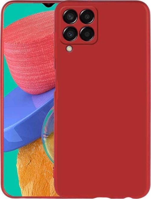 Galaxy M33 Ile Uyumlu Kılıf Premier Silikon Kapak Kırmızı