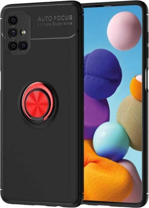 Galaxy M51 Novel Silikon Kılıf Siyah-kırmızı