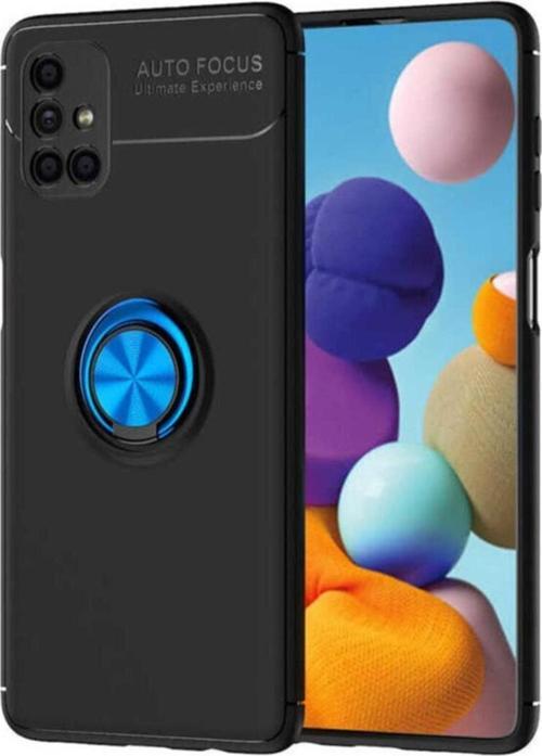 Galaxy M51 Novel Silikon Kılıf Siyah-mavi