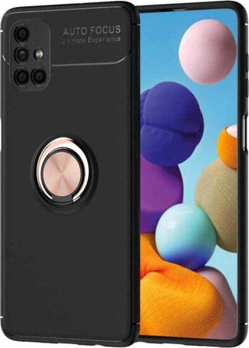 Galaxy M51 Novel Silikon Kılıf Siyah-rose Gold