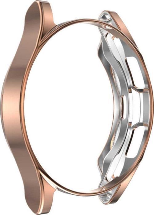 Galaxy Watch 4 Classic 44mm Için Watch Gard 02 Koruyucu Silikon Rosegold
