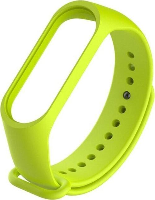 Xiaomi Mi Band 5 Ile Uyumlu Saat Kayışı Ent Kaliteli Spor Saat Termoplastik Kordon Fıstık Yeşil