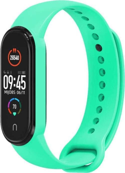 Yeşil Xiaomi Mi Band 6 Uyumlu Termoplastik Kordon No-7