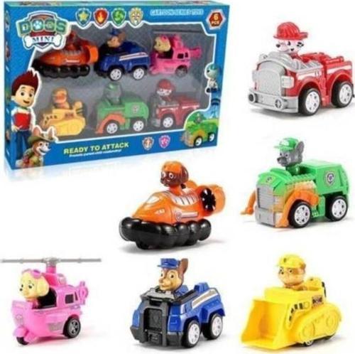 Oyuncak 6'lı Paw Patrol Araçlı Set M-99A, Paw Patrol Araç Seti