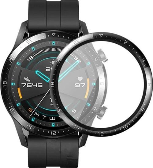 Huawei Watch Gt3 Pro 43mm Ile Uyumlu Tam Kapatan fiber Nano Ekran Koruma