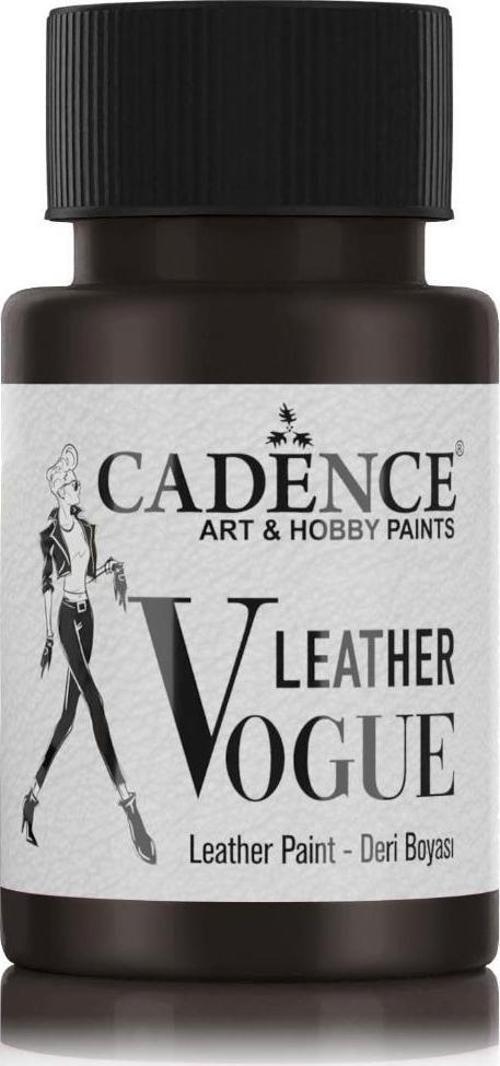LEATHER VOGUE DERİ BOYASI METALİK LVM-09 SİYAH 50 ML