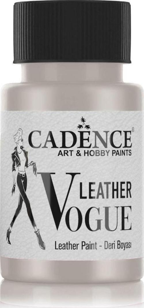 LEATHER VOGUE DERİ BOYASI METALİK LVM-07 GÜMÜŞ 50 ML