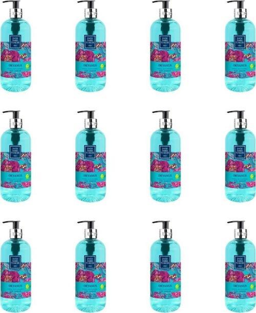 Doğal Zeytinyağlı Okyanus Sıvı Sabun X12 500 ml