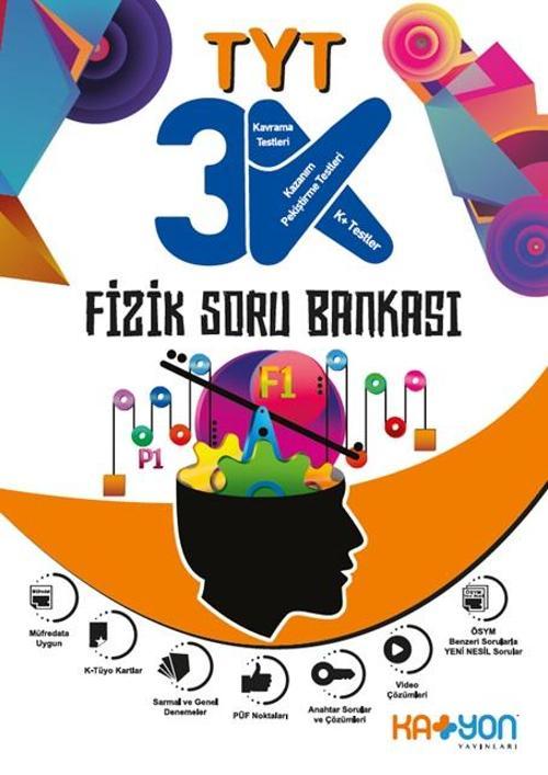 Katyon Yayınları Tyt Fizik 3K Soru Bankası