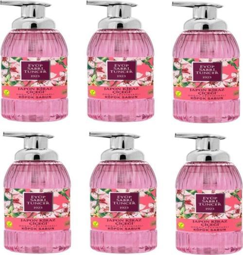 Zeytinyağlı Japon Kiraz Çiçeği Köpük Sabun 500ml 6 Lı Paket