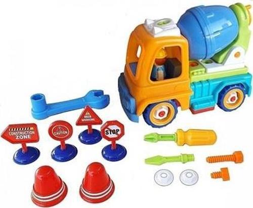 Eğitici Oyuncak Tak- Sök İş Makineleri, Aksesuarları ile Birlikte