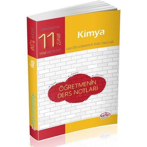 Editör Yayınları 11. Sınıf Kimya Öğretmenin Ders Notları