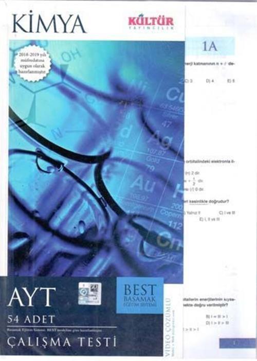 Kültür Yayınları Ayt Kimya BEST Çalışma Testi