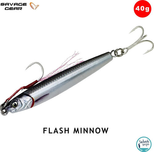 3D Jig Minnow Jig 40gr 9.3 cm Flash Minnow