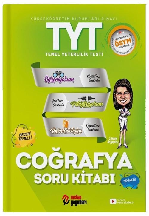Metin Yayınları Tyt Coğrafya Soru Bankası