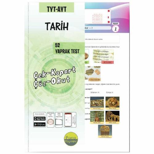 Pano Yayınları Tyt-Ayt Tarih Yaprak Test