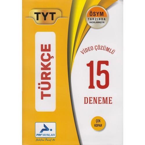 Paraf Yayınları Tyt Türkçe 15 Deneme