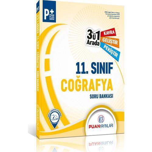 Puan Yayınları 11. Sınıf Coğrafya 3'Ü1 Arada Soru Bankası