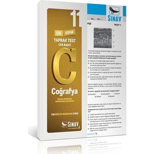 Sınav Yayınları 11. Sınıf Coğrafya Yaprak Test