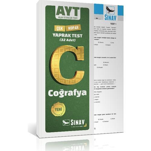 Sınav Yayınları AYT Coğrafya Yaprak Test